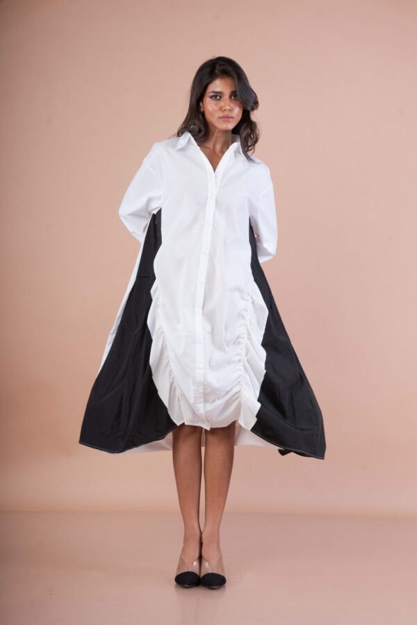 B&W Shirt dress - Image 4