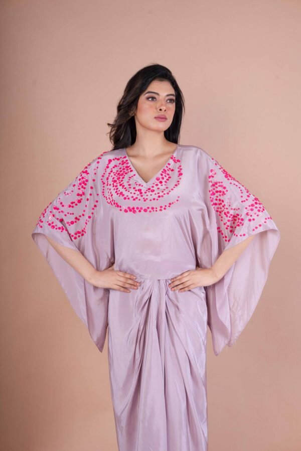 Kaftan top Drape Skirt - Image 2