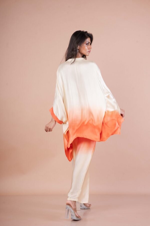 Orange & Cream Ombre Co-ord set - Image 4