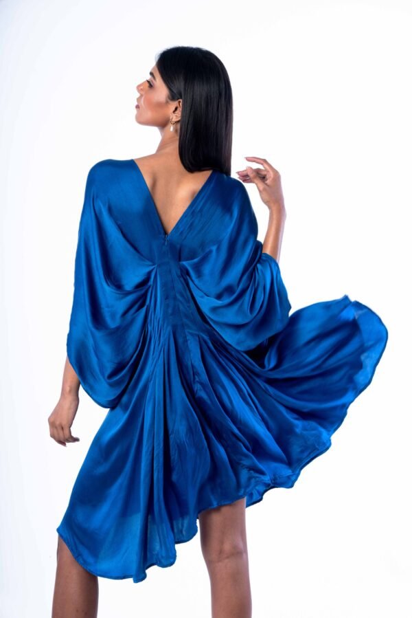 Kaftan Pleated short Dress - Image 4