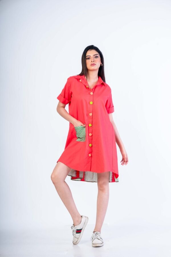 Shirt dress with Kali back