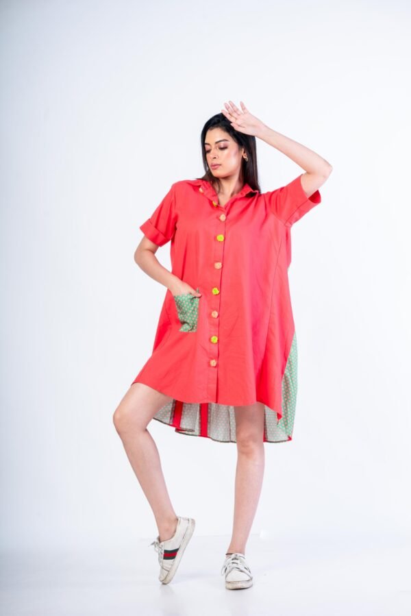 Shirt dress with Kali back - Image 3