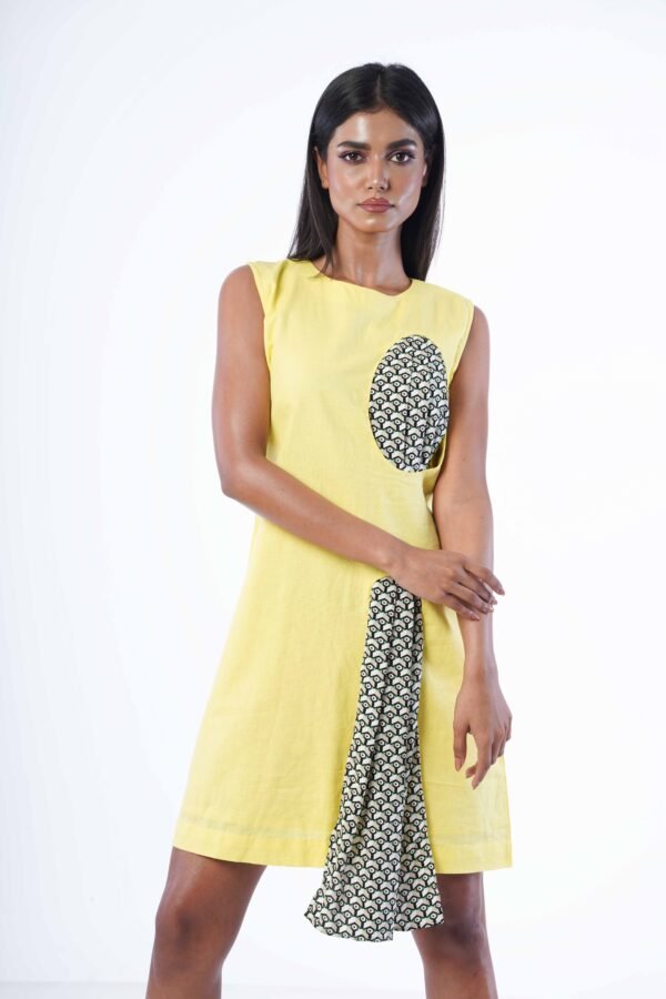 Yellow Short Casual dress - Image 2