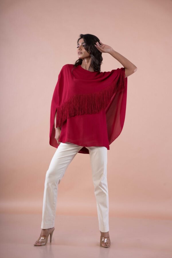 Tassel Cape top