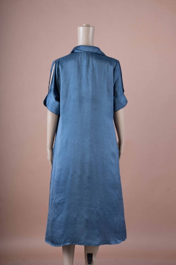 Blue shirt dress - Image 2