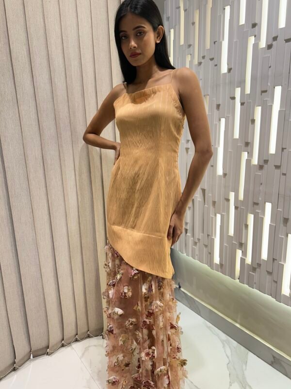 Peach Dress Maxi